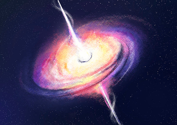 Lámina Ilustración Quasar